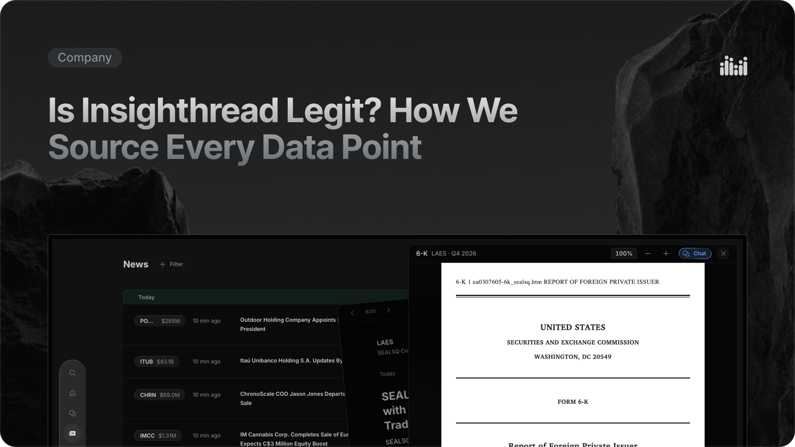 Is Insighthread Legit? How We Source Every Data Point — Insighthread blog