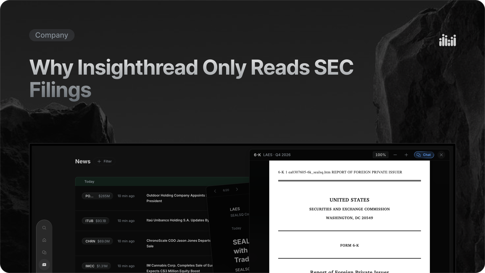 Why Insighthread Only Reads SEC Filings — Insighthread blog